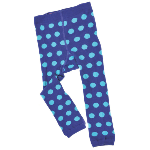 Navy polka dot tights online