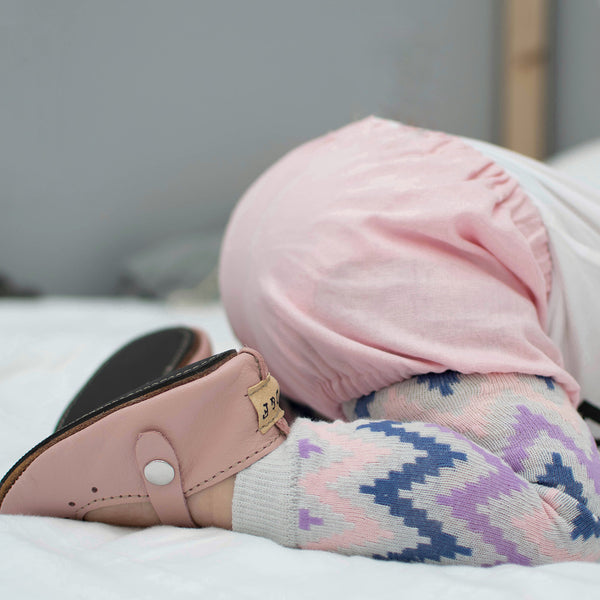 Footless Tights - DigitalZig - Gray/Lt.Pink