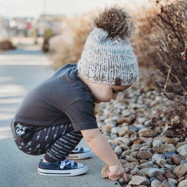 Footless Tights - Arrows - Charcoal/Gray