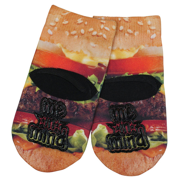 Printed Socks - Burger