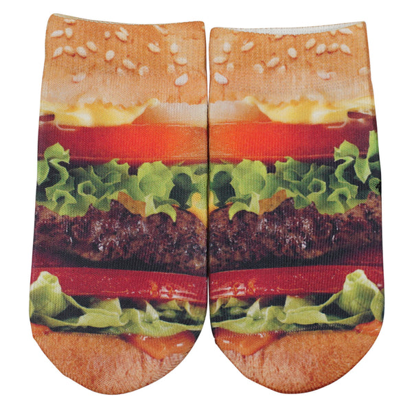 Printed Socks - Burger