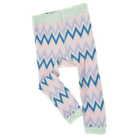 Footless Tights - DigitalZig - Gray/Lt.Pink