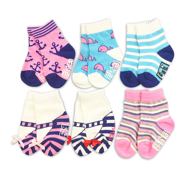 Socks Set - Girls Nautical