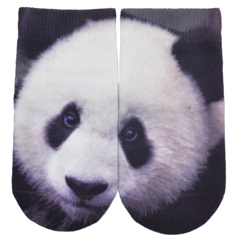 Printed Socks - Panda Face